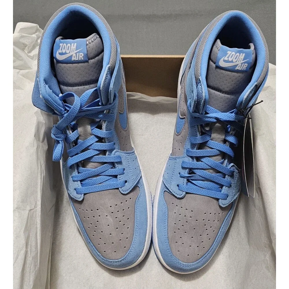 Nike Air Jordan 1 High Zoom CMFT 2 University Blue Grey DV1307-014 Size 12.5 NIB